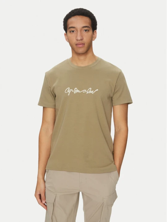 Foto del prodotto G-Star Raw T-shirt G-Script D25150-C812 Verde Regular Fit