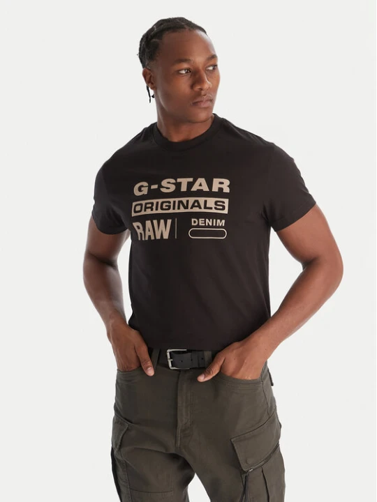 Foto del prodotto G-Star Raw T-shirt Originals D25969-C506 1214 Nero Regular Fit
