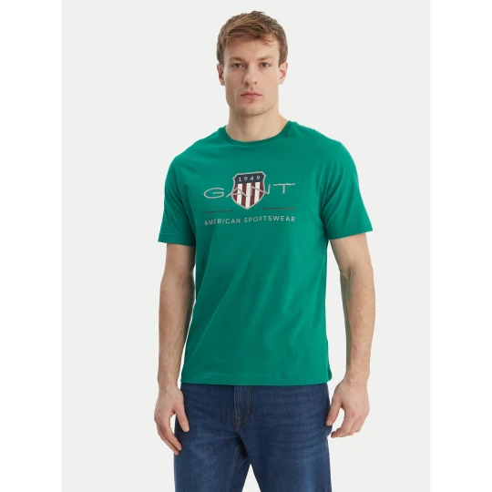 Foto del prodotto Gant T-shirt Archive Shield 2003199 Verde Regular Fit