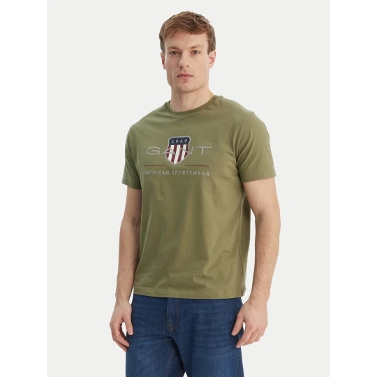 Foto del prodotto Gant T-shirt Archive Shield 2003199 Verde Regular Fit