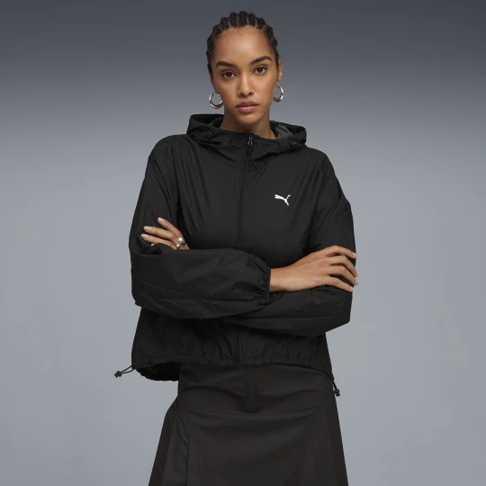 Foto del prodotto Giacca a vento oversize PUMATECH Sense da donna, Abbigliamento, Nero czarny
