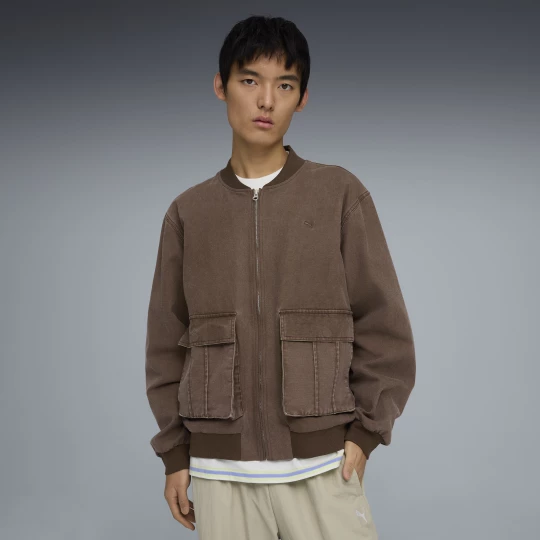 Foto del prodotto Giacca bomber PUMA.NOW da uomo, Abbigliamento, Marrone brązowy