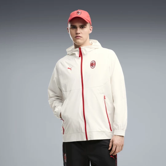 Foto del prodotto Giacca con zip AC MILAN PUMATECH dal taglio morbido da uomo, Abbigliamento, Grigio Gray