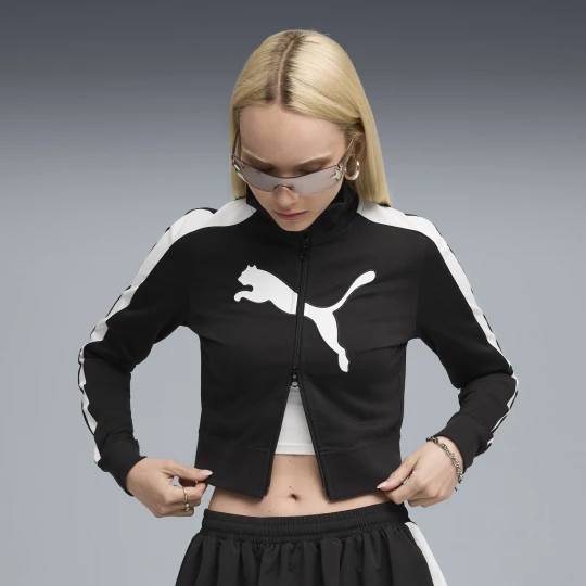 Foto del prodotto Giacca sportiva cropped FUTURE.PUMA.ARCHIVE T7 da donna, Abbigliamento, Nero czarny