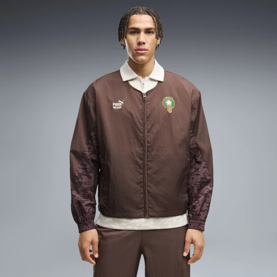 Foto del prodotto Giacca sportiva PUMA x MAROCCO x SALEHE BEMBURY KING da uomo, Abbigliamento, Marrone brązowy