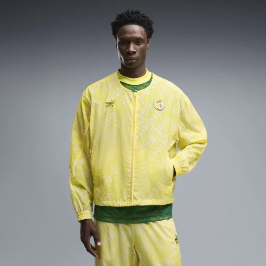 Foto del prodotto Giacca sportiva PUMA x SENEGAL x SALEHE BEMBURY KING da uomo, Abbigliamento, Giallo żółty