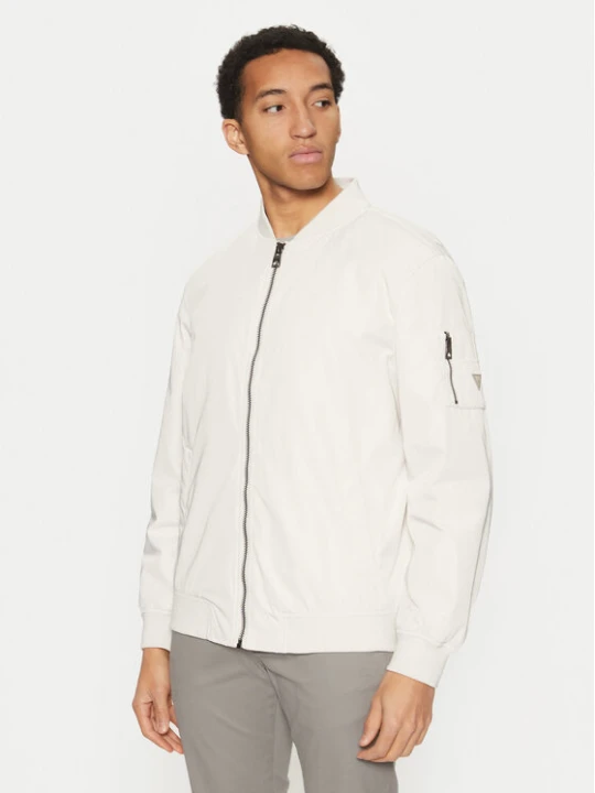 Foto del prodotto Guess Bomber M5RL02 WGU82 Écru Regular Fit Crema
