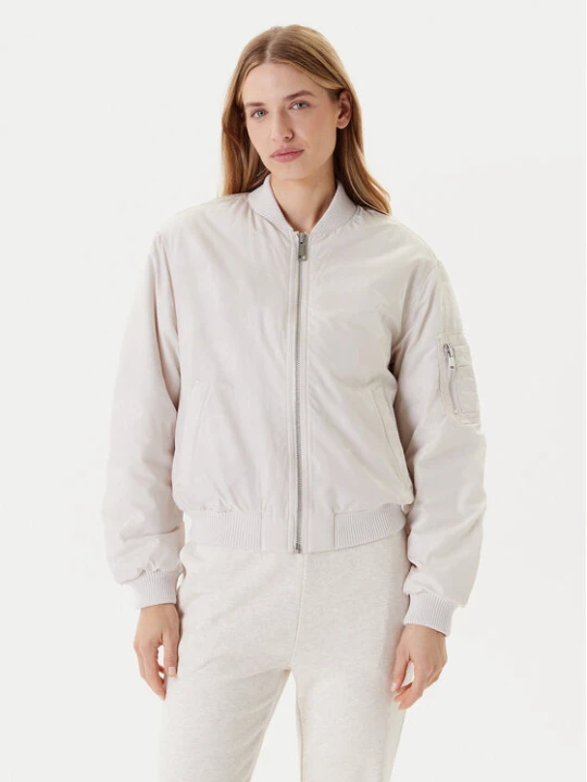 Foto del prodotto Guess Bomber W5YL08 WHDK2 Écru Regular Fit Crema