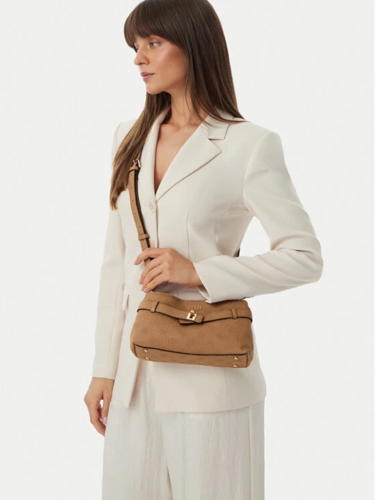 Foto del prodotto Guess Borsetta Ella Logo Mini HWPD97 46730 Beige scuro