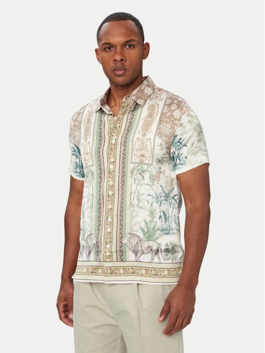 Foto del prodotto Guess Camicia M6YH88 W3424 Beige Regular Fit