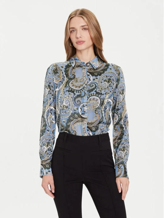 Foto del prodotto Guess Camicia W5BH78 W2770 Azzurro chiaro Regular Fit