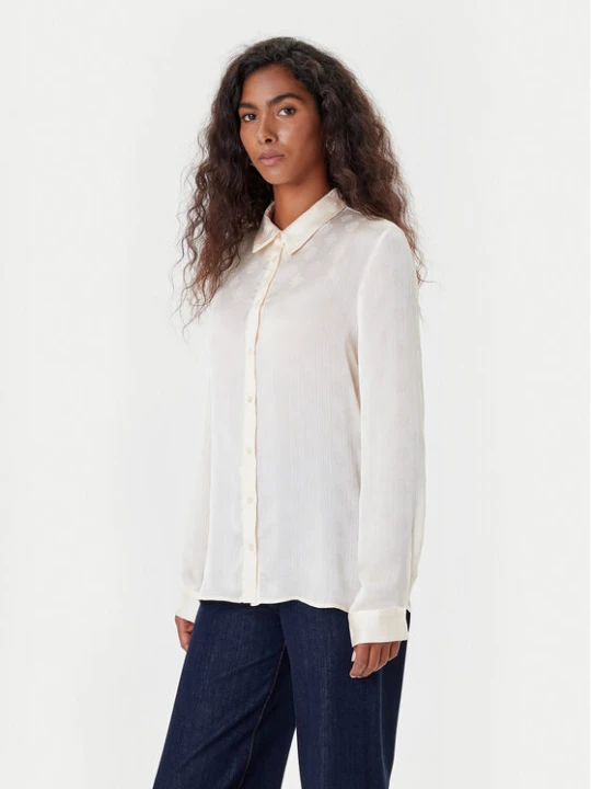Foto del prodotto Guess Camicia W5YH1A WHCR2 Écru Regular Fit Crema