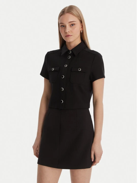 Foto del prodotto Guess Camicia W6RH83 KCMU2 Nero Regular Fit
