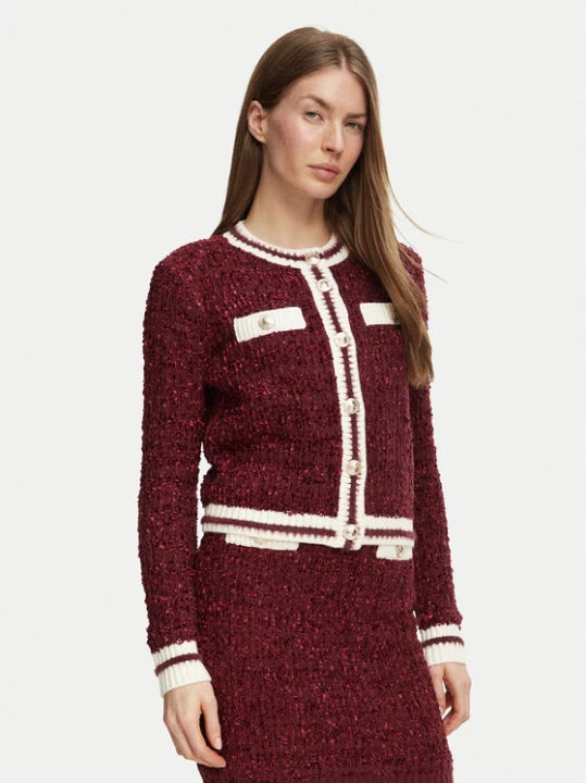 Foto del prodotto Guess Cardigan W6BR75 Z1764 Bordeaux Regular Fit