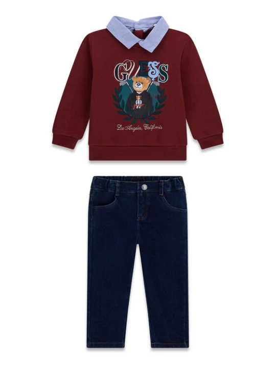 Foto del prodotto Guess Completo felpa e pantaloni di tessuto N6YG07 K5170 Multicolore Regular Fit