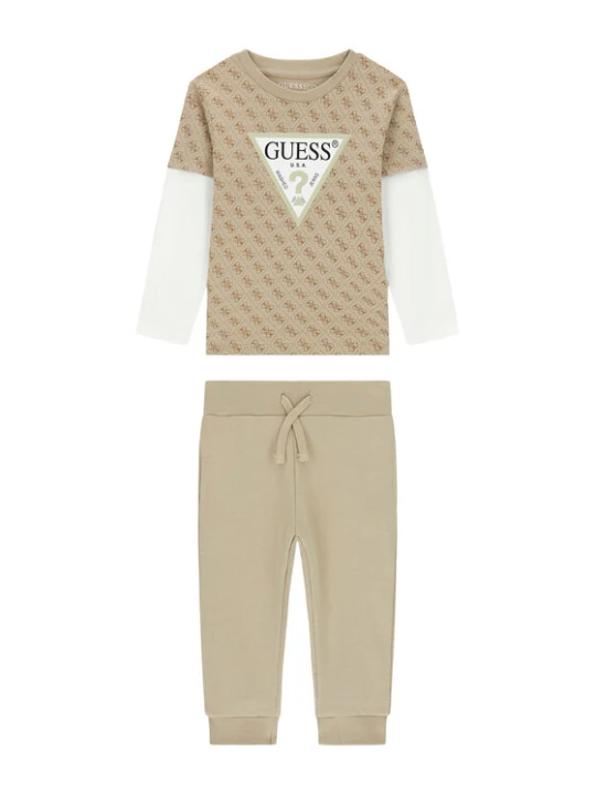 Foto del prodotto Guess Completo maglietta e pantaloni N6YG02 K4077 Beige Regular Fit