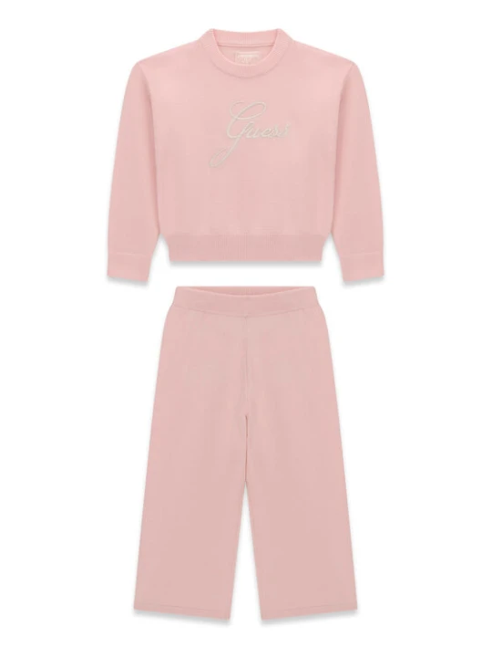 Foto del prodotto Guess Completo pullover e pantaloni di tessuto K6BG04 Z1291 Rosa chiaro Regular Fit