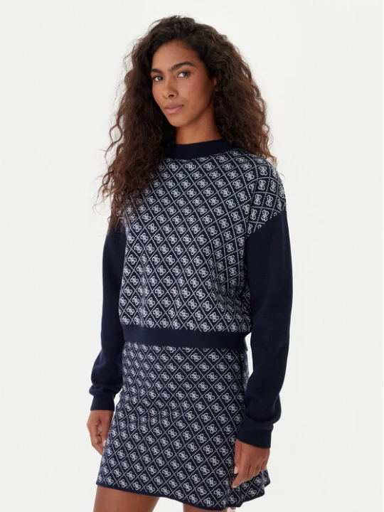 Foto del prodotto Guess Dolcevita W5BR23 Z3JD2 Blu scuro Relaxed Fit
