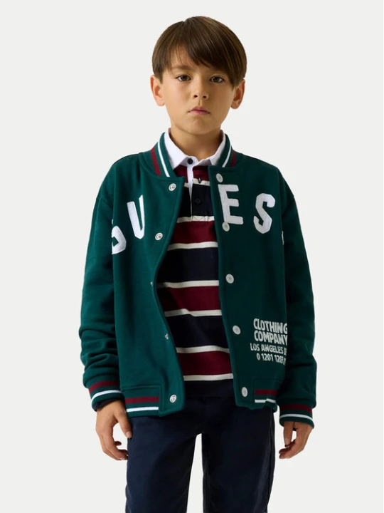 Foto del prodotto Guess Felpa L6YQ03 K4013 Verde scuro Regular Fit