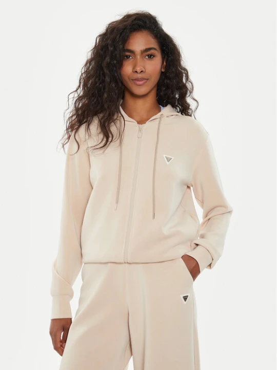 Foto del prodotto Guess Felpa V4YQ06 KCAY2 Beige Regular Fit
