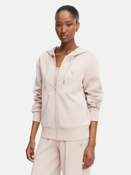 Foto del prodotto Guess Felpa V4YQ06 KCAY2 Rosa chiaro Regular Fit