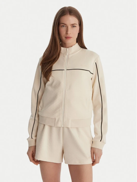Foto del prodotto Guess Felpa V6GQ09 K3001 Écru Regular Fit Crema