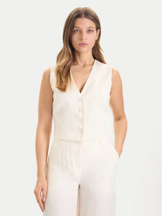Foto del prodotto Guess Gilet W5YH51 WH5N2 Écru Regular Fit Crema