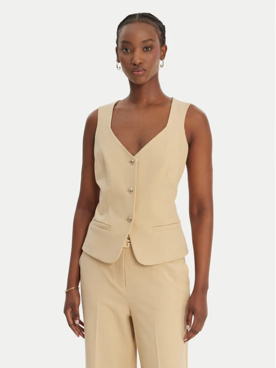 Foto del prodotto Guess Gilet W6GH49 W1895 Beige Slim Fit