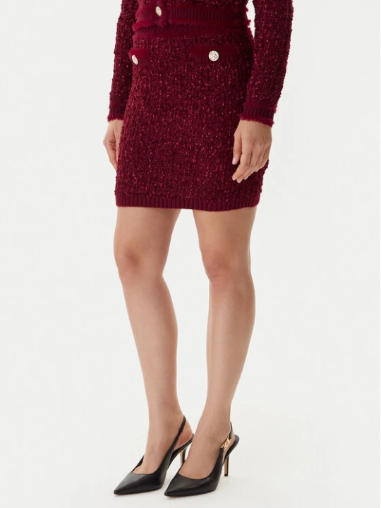 Foto del prodotto Guess Gonna a matita W5BD1X Z4090 Rosso Slim Fit