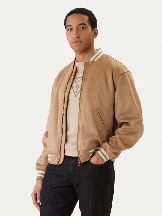 Foto del prodotto Guess Jeans Bomber M6RL0J WJ842 Beige Regular Fit