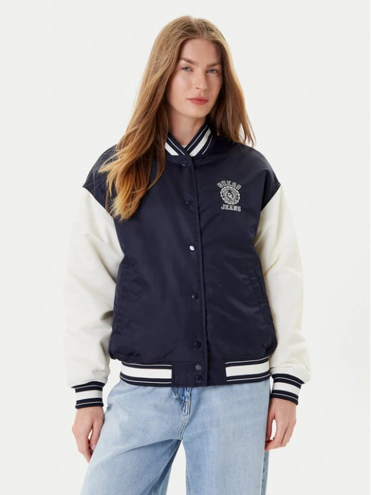 Foto del prodotto Guess Jeans Bomber W5YL15 WHAA2 Blu scuro Regular Fit