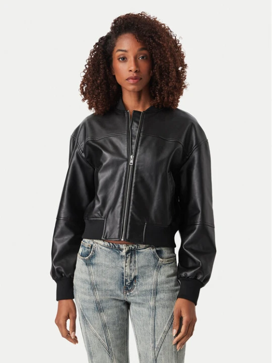 Foto del prodotto Guess Jeans Bomber W6YL01 W2525 Nero Regular Fit