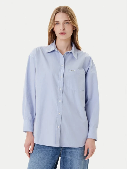 Foto del prodotto Guess Jeans Camicia W4YH22 WGCF1 Azzurro chiaro Relaxed Fit