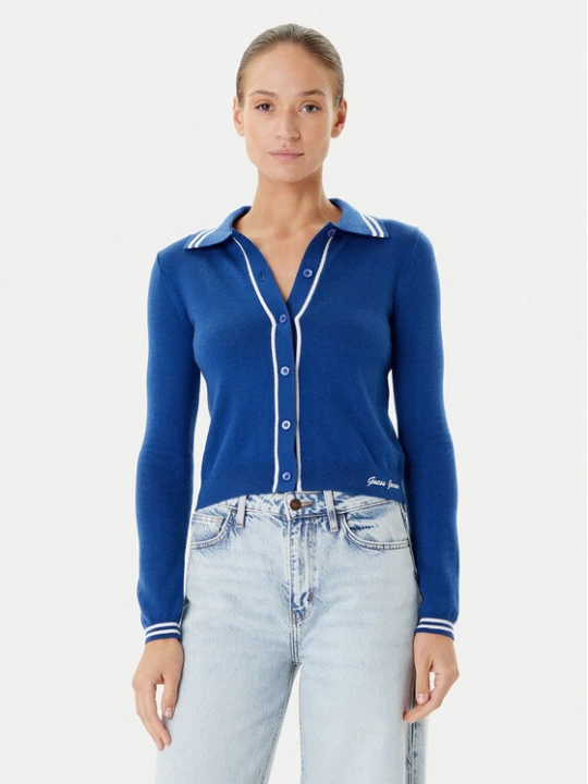 Foto del prodotto Guess Jeans Cardigan W5YR32 Z3HO2 Blu Regular Fit
