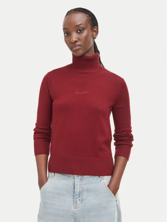 Foto del prodotto Guess Jeans Dolcevita 184166 Rosso Classic Fit Bordeaux