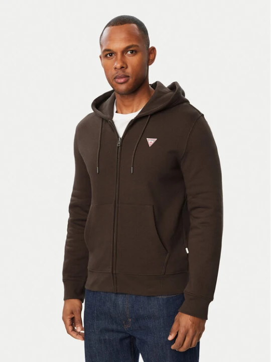 Foto del prodotto Guess Jeans Felpa M4YQ28 K9V31 Marrone Regular Fit