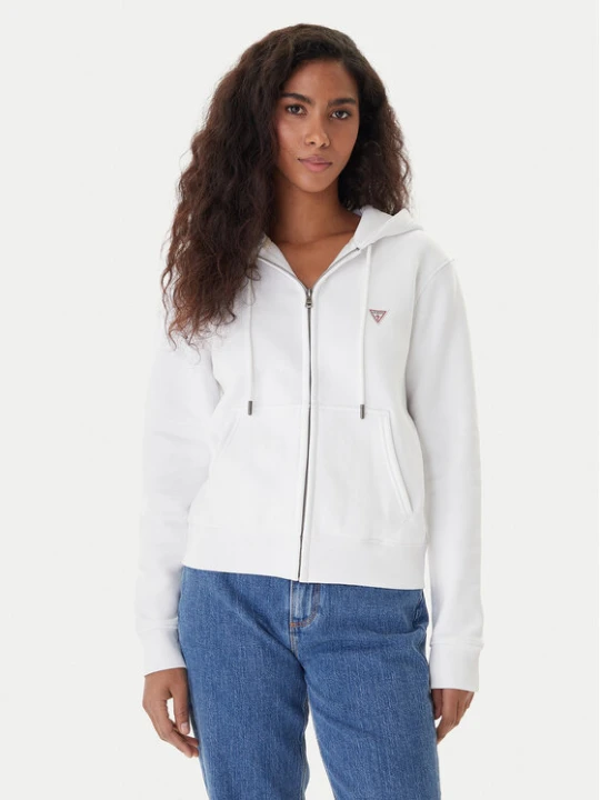 Foto del prodotto Guess Jeans Felpa W4YQ03 KC811 Bianco Regular Fit