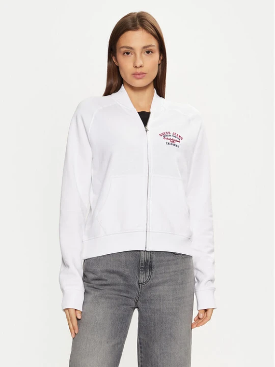 Foto del prodotto Guess Jeans Felpa W5RQ22 K68I4 Bianco Regular Fit