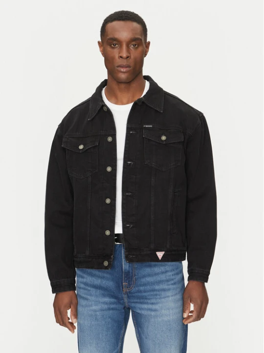 Foto del prodotto Guess Jeans Giacca di jeans M4BN38 D5EK2 Nero Regular Fit