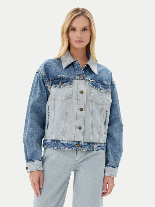 Foto del prodotto Guess Jeans Giacca di jeans W5YN56 D5M56 Blu Regular Fit
