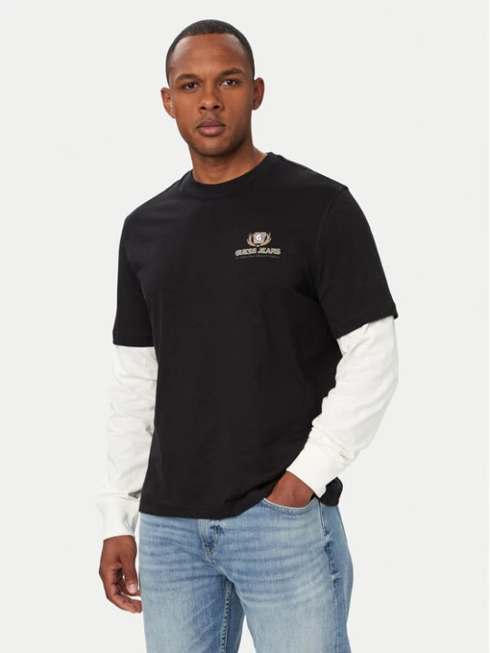 Foto del prodotto Guess Jeans Longsleeve M6YI04 K3644 Nero Regular Fit