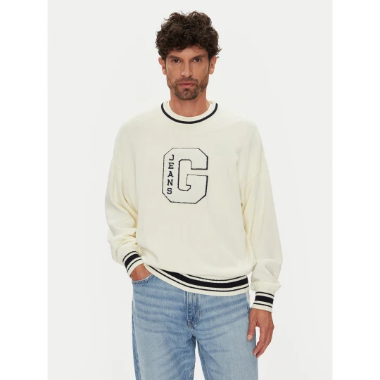 Foto del prodotto Guess Jeans Maglione M5YR21 Z3HM1 Écru Regular Fit Crema