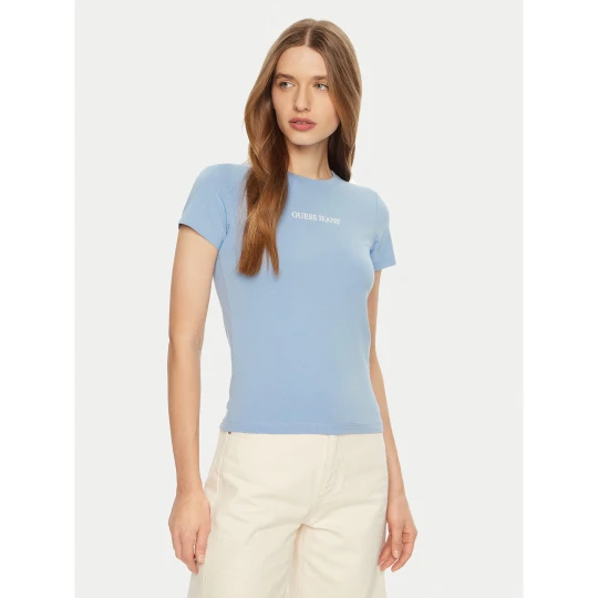 Foto del prodotto Guess Jeans T-shirt W4YI01 J1314 Celeste Regular Fit Azzurro chiaro