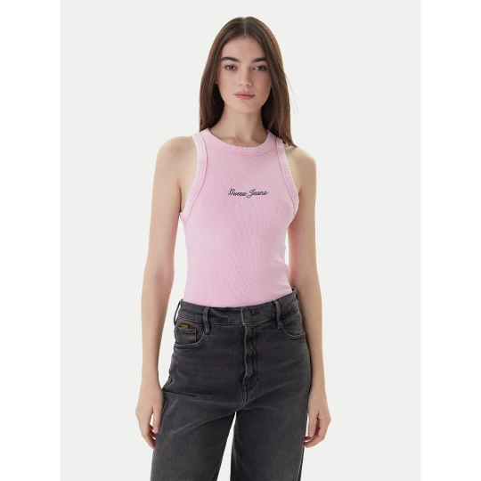 Foto del prodotto Guess Jeans Top W6RP23 KA0H1 Rosa Classic Fit