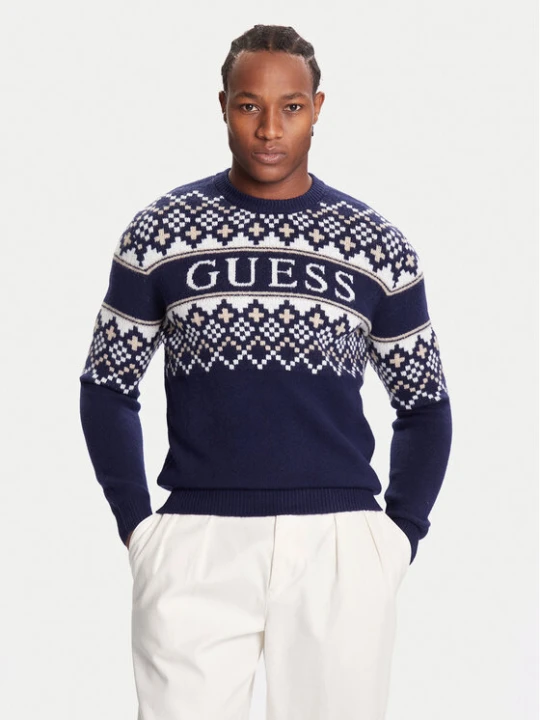 Foto del prodotto Guess Maglione M5BR61 Z4142 Blu scuro Regular Fit