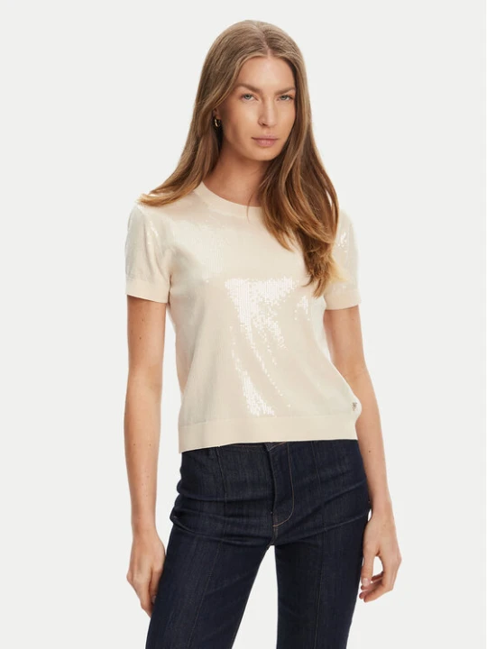 Foto del prodotto Guess Maglione W5YR21 Z3E70 Écru Regular Fit Crema