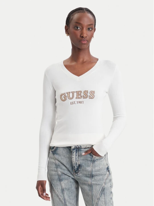 Foto del prodotto Guess Maglione W6BR55 Z1456 Crema Regular Fit