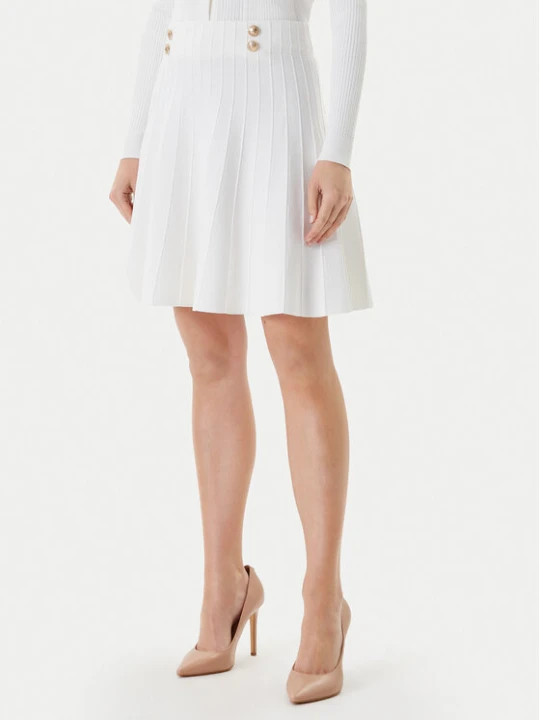 Foto del prodotto Guess Minigonna W5YD65 Z0130 Bianco Regular Fit