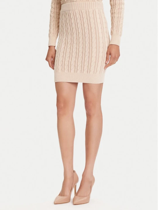Foto del prodotto Guess Minigonna W5YD68 Z3OU0 Beige Regular Fit
