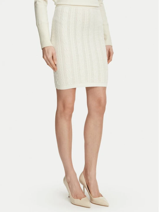 Foto del prodotto Guess Minigonna W6BD12 Z1442 Crema Regular Fit